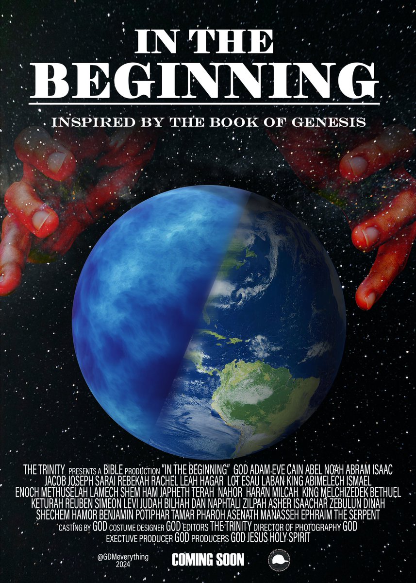 GDMeverything's tweet image. In the Beginning [2024] - Movie poster concept