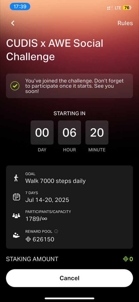 Another great challenge <a href="/CudisWellness/">CUDIS</a> <a href="/awenetwork_ai/">AWE</a>