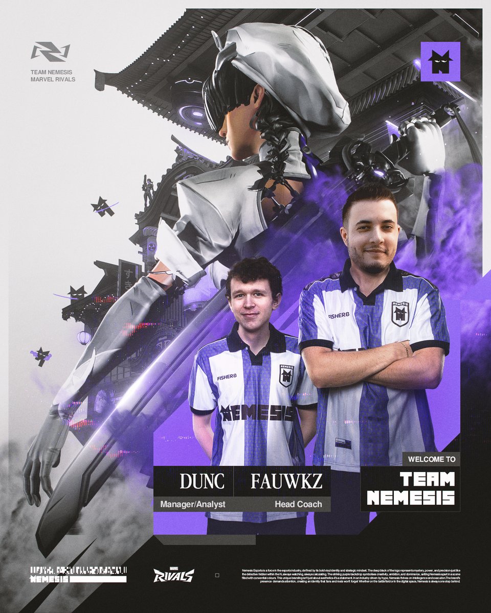 nmss_gg's tweet image. just signed some new reinforcements 👊
time to dominate Marvel Rivals 🤫
welcome @Fauwkz & @Duncanator02!