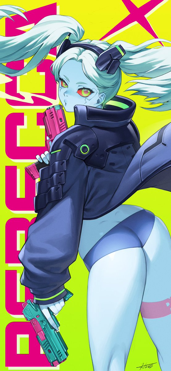 Hichiworks's tweet image. We are having a moment here, Fuck you--!!
#CyberpunkEdgerunners #Rebecca #Edgerunners