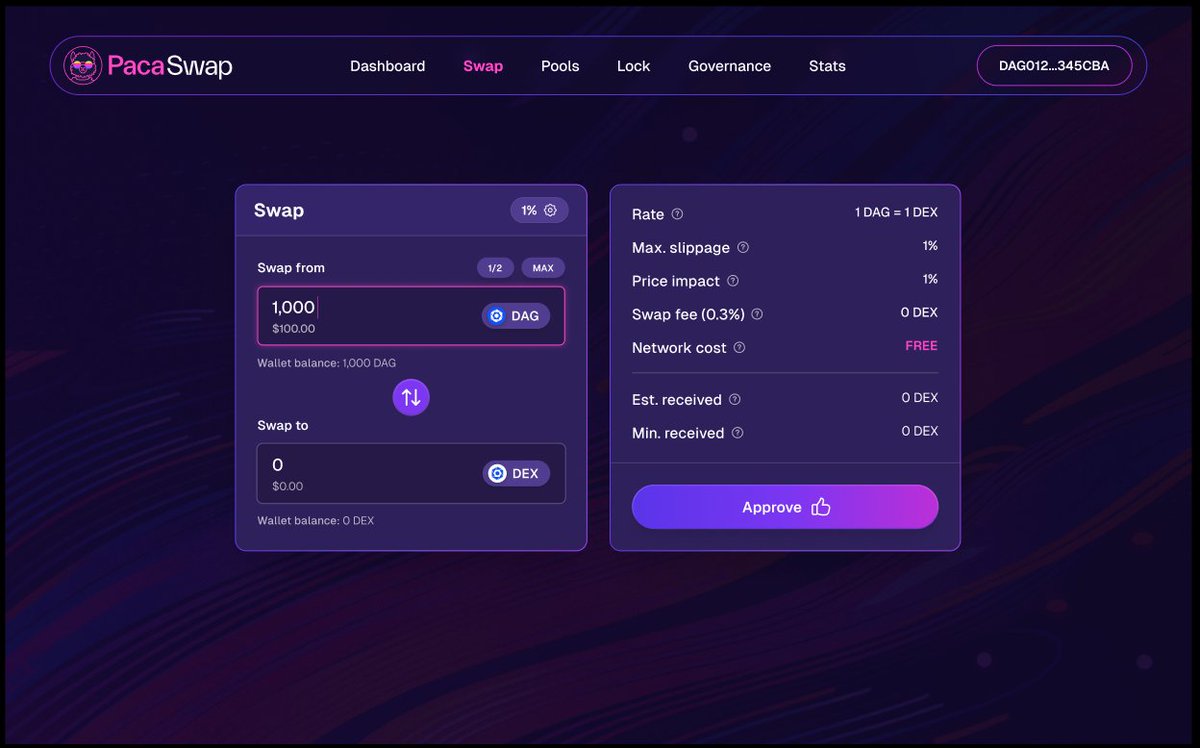 PacaSwap DEX is gonna be huge! #DAGonBASE <a href="/Conste11ation/">Constellation Network</a> $DAG $PACA $SWAP