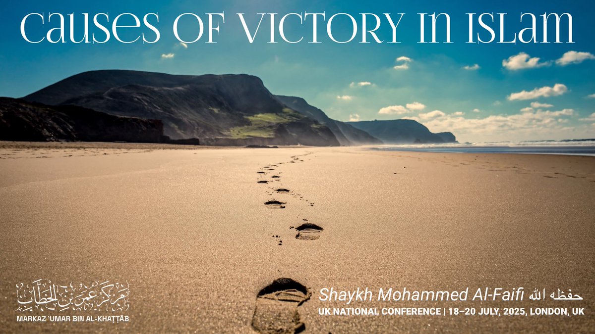 Markaz_Umar's tweet image. 🚨 LIVE NOW: Causes of Victory in Islam*
Shaykh Mohammed Al-Faifi
youtube.com/live/s-w_58B5x…