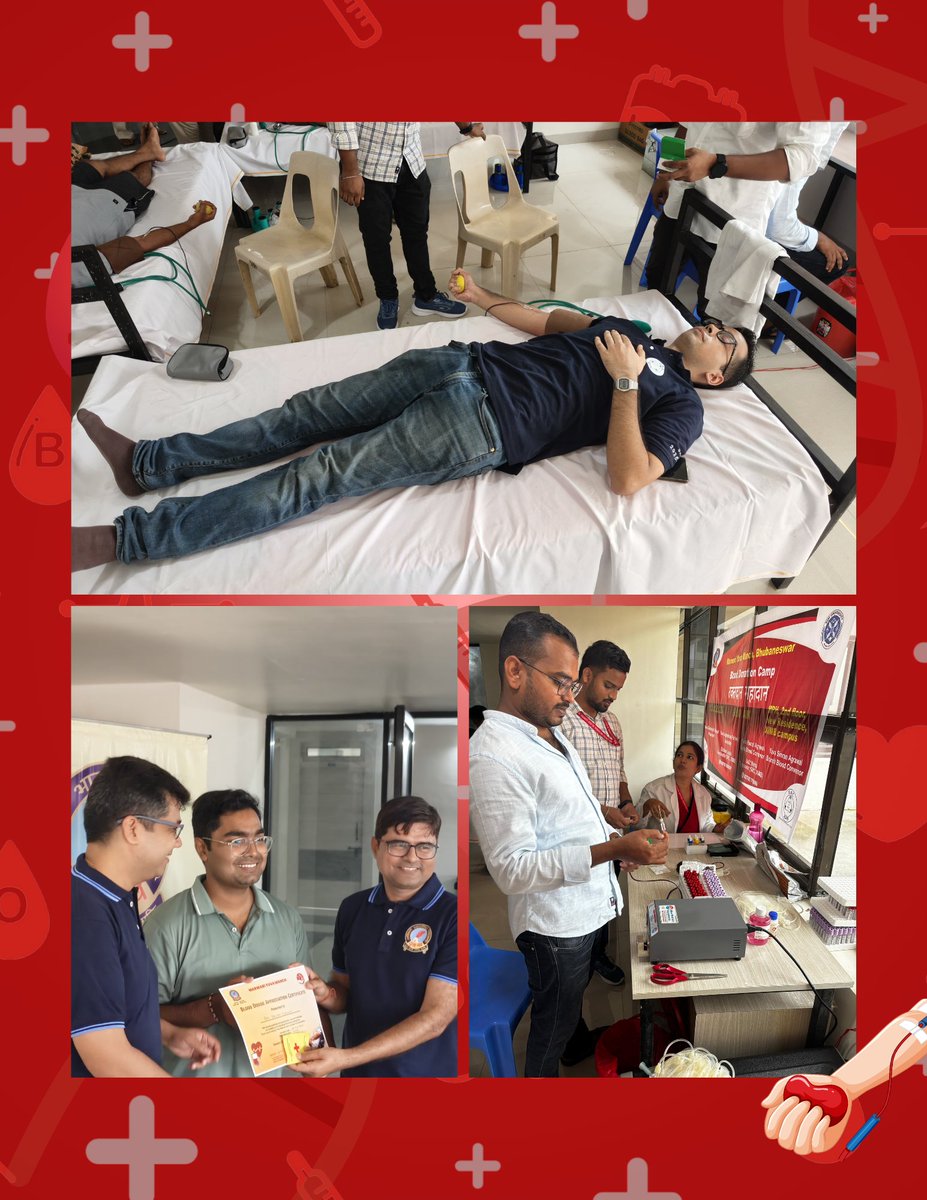 srcximb's tweet photo. We’re proud to share the success of Blood Donation Drive 4.0 by SRC XIMB, in collaboration with Marwari Yuva Manch!

Thank you to all donors, SEC, RSec &amp; MYM for your support. Together, we’re building a stronger, more compassionate community. 🩸✨

#XIMB #SRC #BloodDonationDrive https://t.co/kJTeJxyzM5