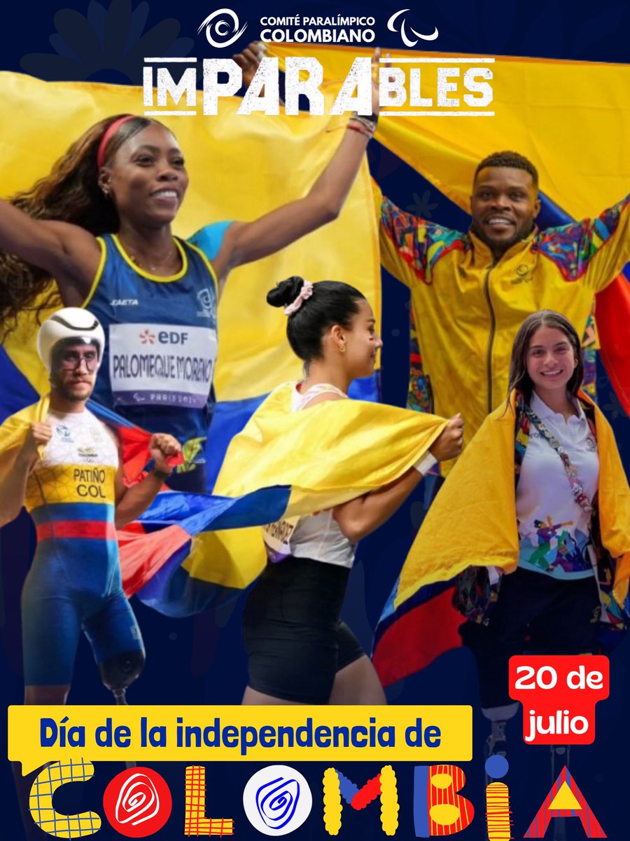 🇨🇴 20 de julio | Día de la Independencia de Colombia

Hoy celebramos la fuerza, el coraje y la historia de un país que no se rinde.
Un país que avanza con el corazón en alto, donde el deporte, la cultura y la diversidad nos unen.

¡Feliz Día de la Independencia, Colombia! 💛💙❤️