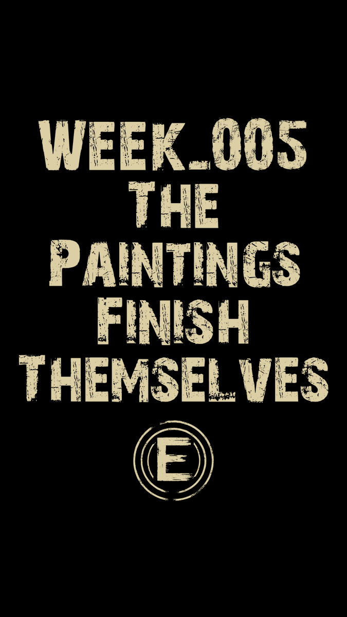 echobleed's tweet photo. week_005 // The Paintings Finish Themselves 

📡#echobleed #7daystory #shortstory #unreality #weirdfiction https://t.co/9G2p4YFhOC