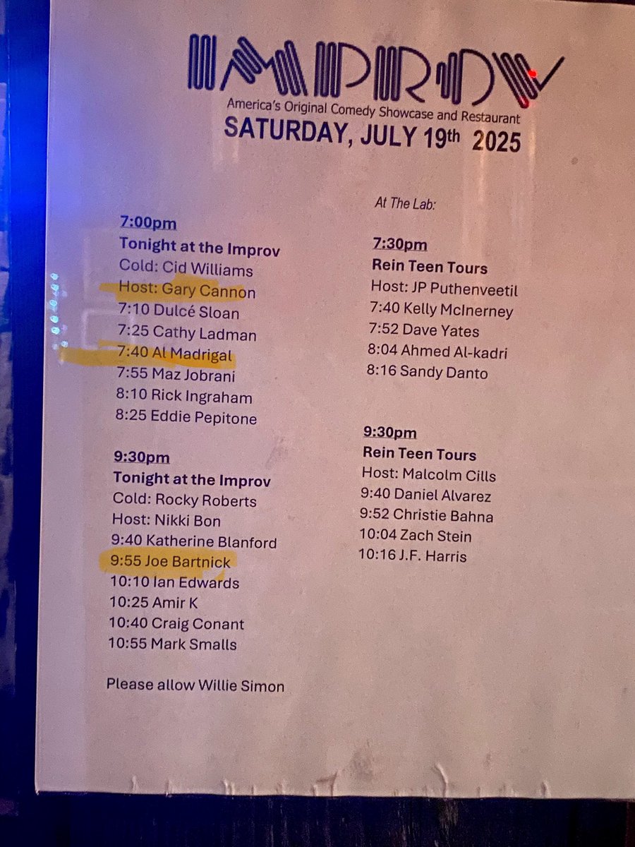 joebartnick's tweet image. Almost 30 years later 3 @punchlinesf kids still dong it @almadrigal Gary Cannon
