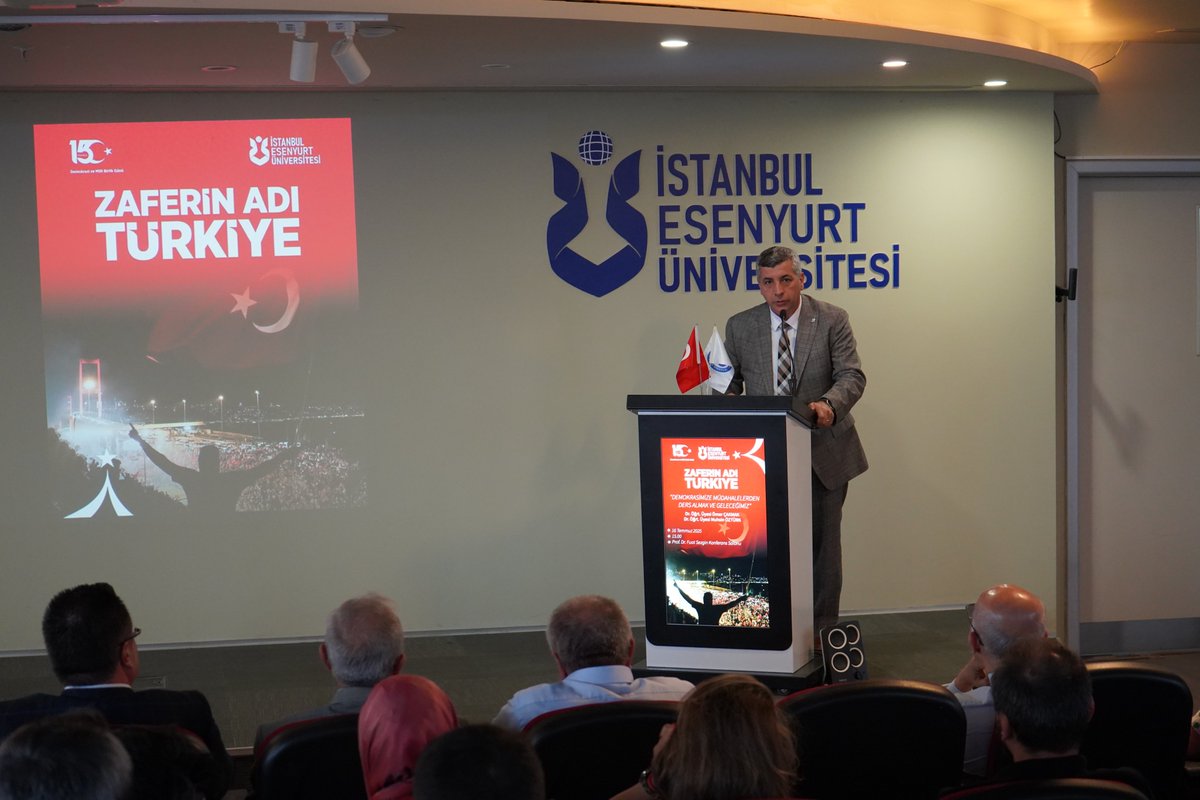 İstanbul Esenyurt Üniversitesi’nde “Zaferin Adı Türkiye” Paneli Düzenlendi  

İstanbul Esenyurt Üniversitesi’nde 15 Temmuz Demokrasi ve Milli Birlik Günü dolayısıyla “Zaferin Adı Türkiye: Demokrasimize Müdahalelerden Ders Almak ve Geleceğimiz” başlıklı panel düzenlendi.  16