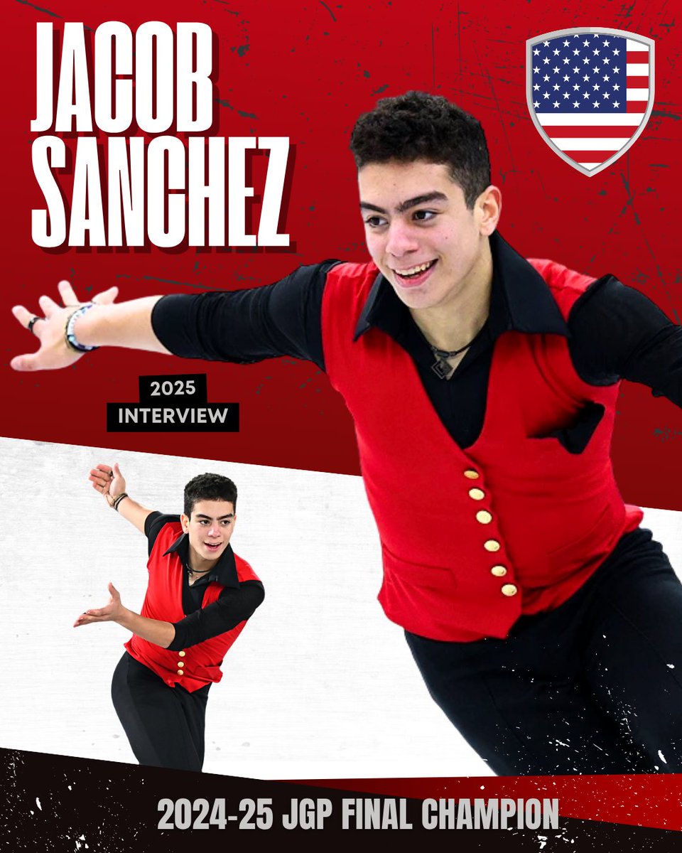 USA's 🇺🇸 Jacob Sanchez "Ready to Be a Rookie Again"

🔗 bit.ly/Sanchez2025

From an unexpected gold at the Junior Grand Prix Final to stepping boldly into the senior spotlight, Sanchez is chasing something bigger this season—impact, artistry, and maybe even an Olympic dream.