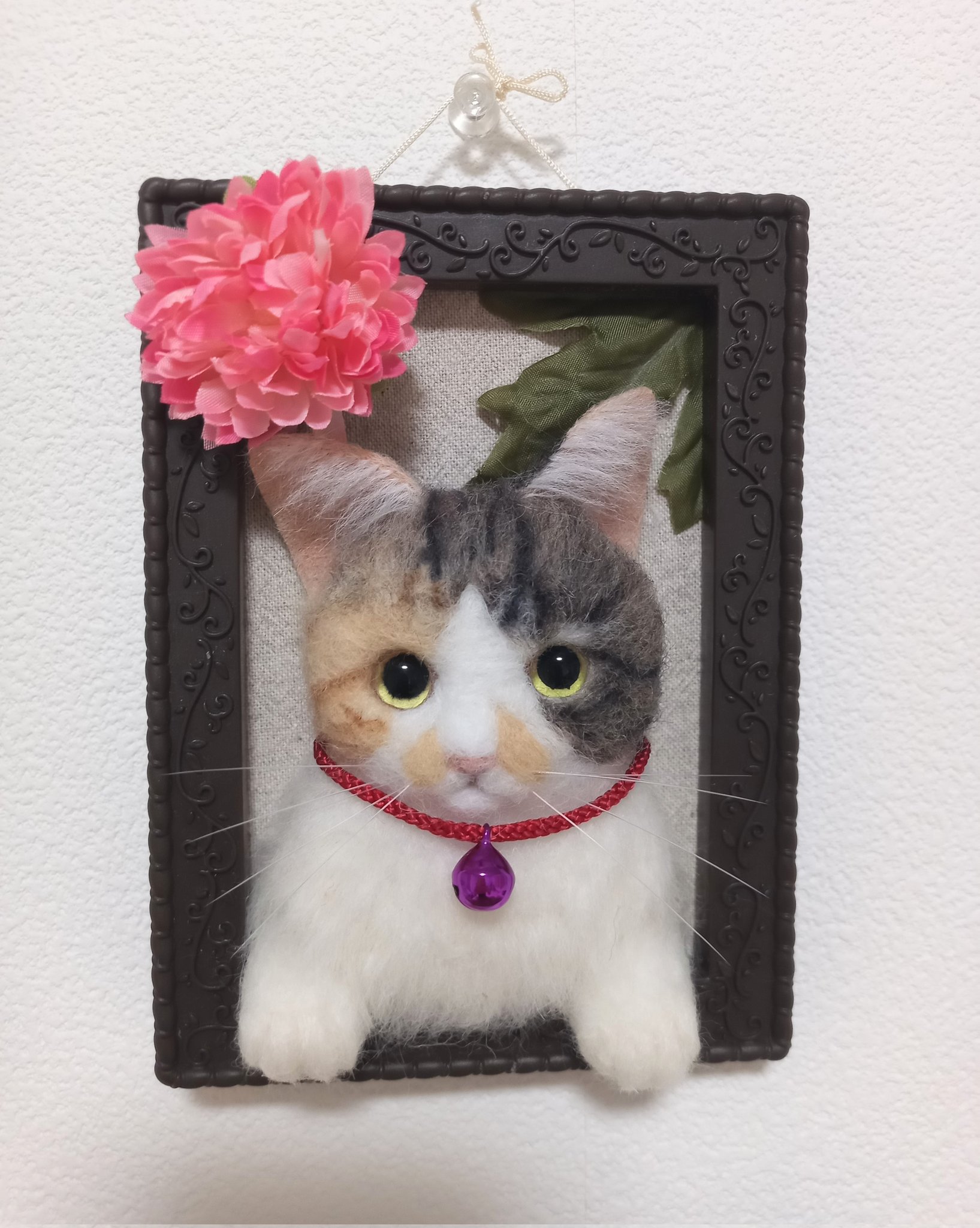 羊毛フェルト猫 「K」 on X: 
