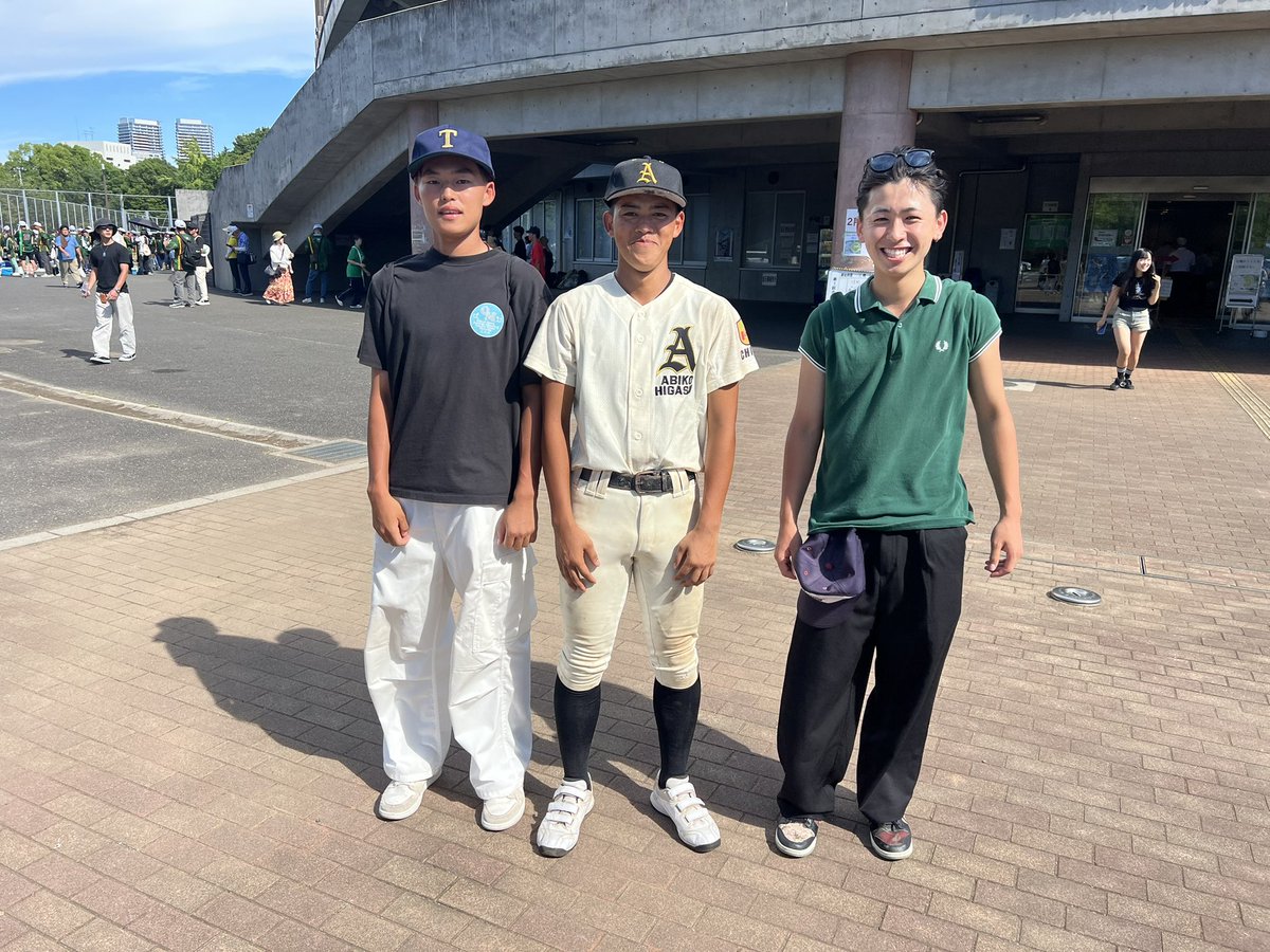 koki8301's tweet photo. 第107回全国高校野球選手権千葉大会
4回戦
我孫子東選手　ナイスゲーム⚾️
千葉黎明OB
中学時代の先輩後輩
#夏オレ https://t.co/29bWIzaVnu
