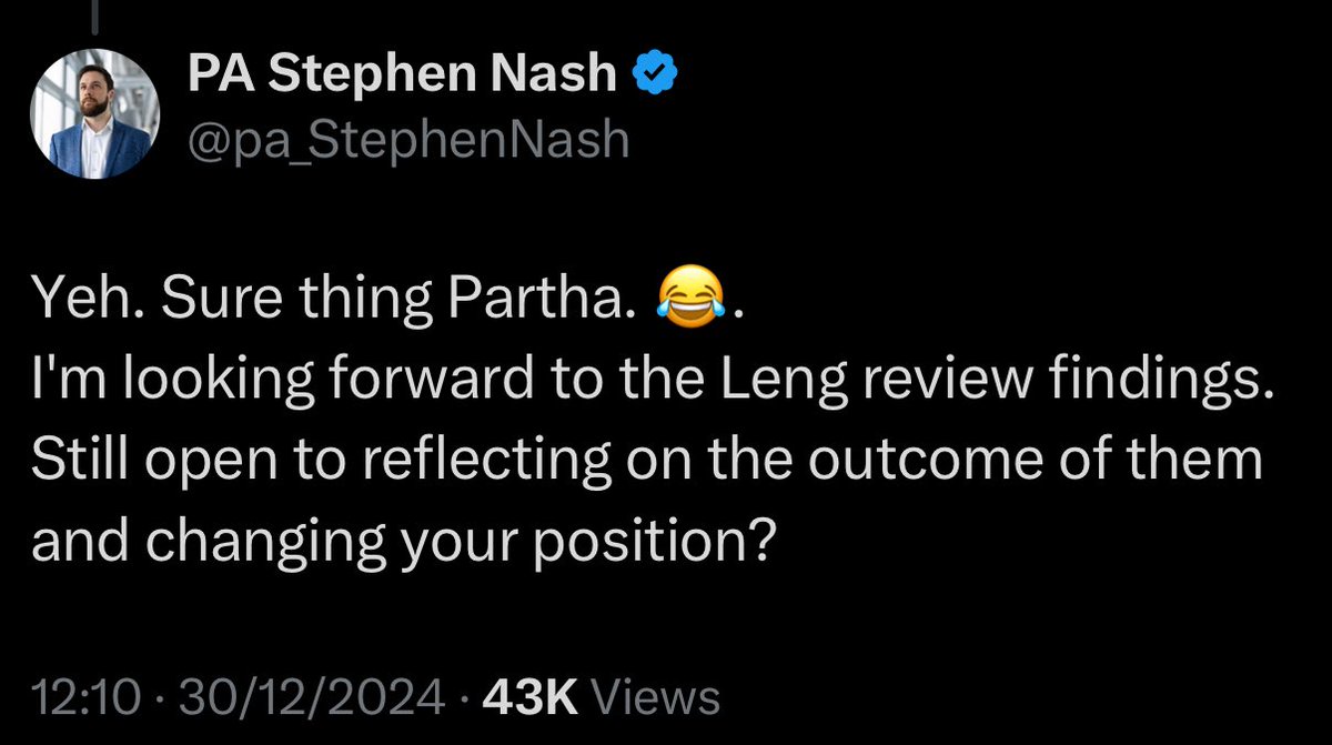 Xeon4f145d96s1's tweet image. ICYMI, @pa_StephenNash throwing tantrums.
Glorious.