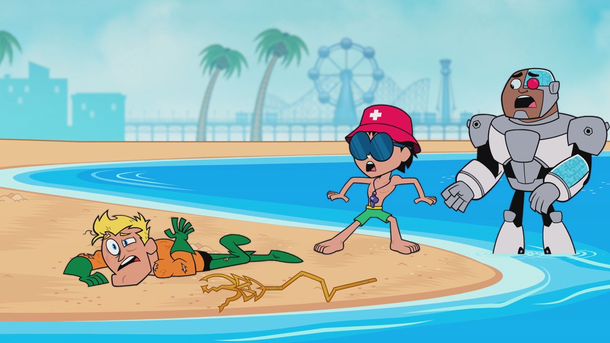 AnimationOnMax's tweet image. Six new episodes of "TEEN TITANS GO!" Season 9 are now streaming on HBO Max!
ep 14: "Them Jaws"
ep 15: "Pool Shark"
ep 16: "Shark Tank"
ep 17: "Lake Side Story"
ep 18: "Megalodon Jackson"
ep 19: "Favorite Animated Show Nominee"
#CartoonNetwork #DC #SharkWeek