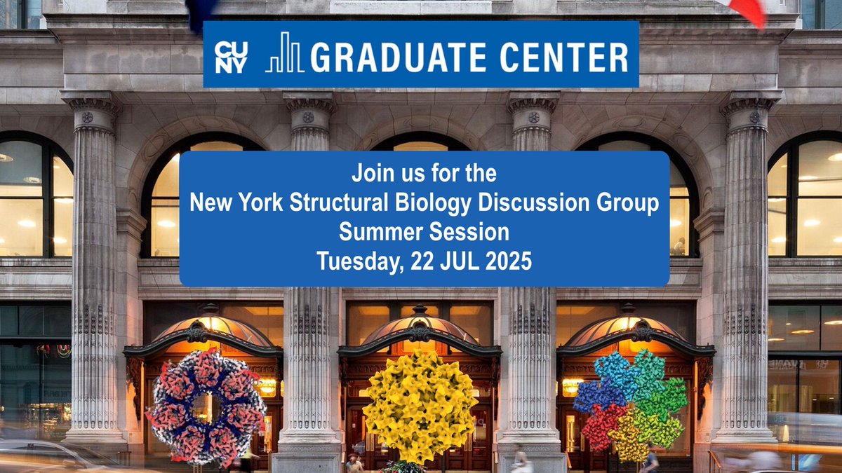 AKTAguy's tweet photo. Calling all structural biologists in the NYC metro area! The @NYSBDGrp is back for in-person events!
Register 👉🏼 https://t.co/RmoRoIQ5DL
I look forward to seeing you there! 😎
#structuralbiology #cyrstallography #cryoEM #NMR
#chromatography #proteinpurification #AKTAsystems https://t.co/TsVJy6eNe1