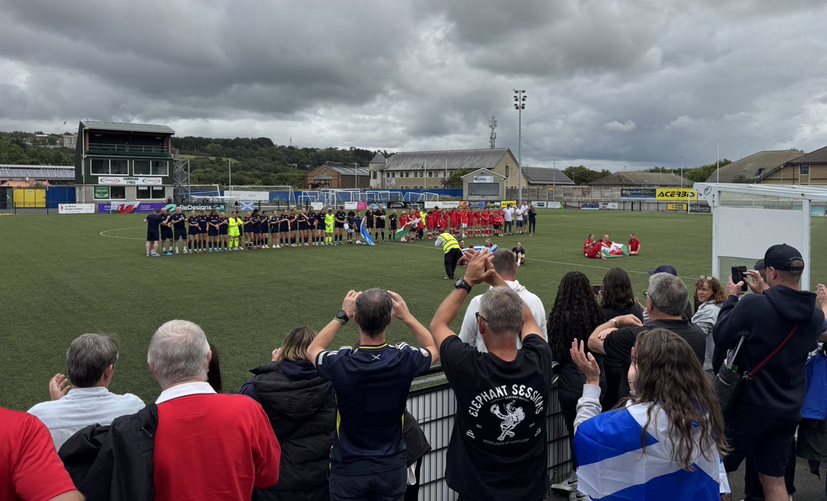 🏴󠁧󠁢󠁷󠁬󠁳󠁿🏴󠁧󠁢󠁳󠁣󠁴󠁿

A great atmosphere at <a href="/AberUni/">Aberystwyth University</a> Park Avenue Stadium following this morning's 3-0 home nation victory for the U15s.

All set now for the U17s clash—come on down to cheer for Cymru <a href="/BGCWales/">BGC Wales</a>!

#AberFelUn | #AberAsOne