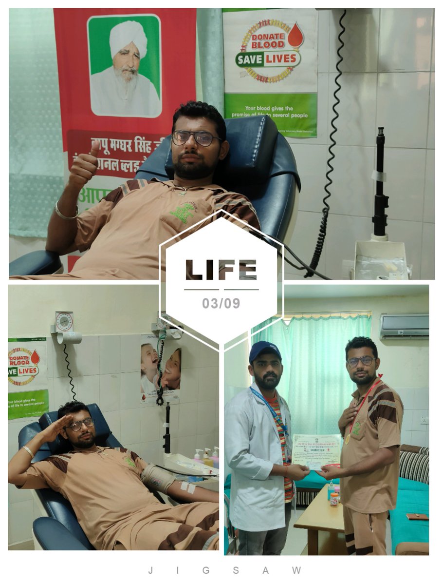 akashaaPITAG's tweet photo. With the Grace of Saint Dr @Gurmeetramrahim singh ji insan 33rd Time #Blooddonate to needy person https://t.co/qoOOM7D3a1
