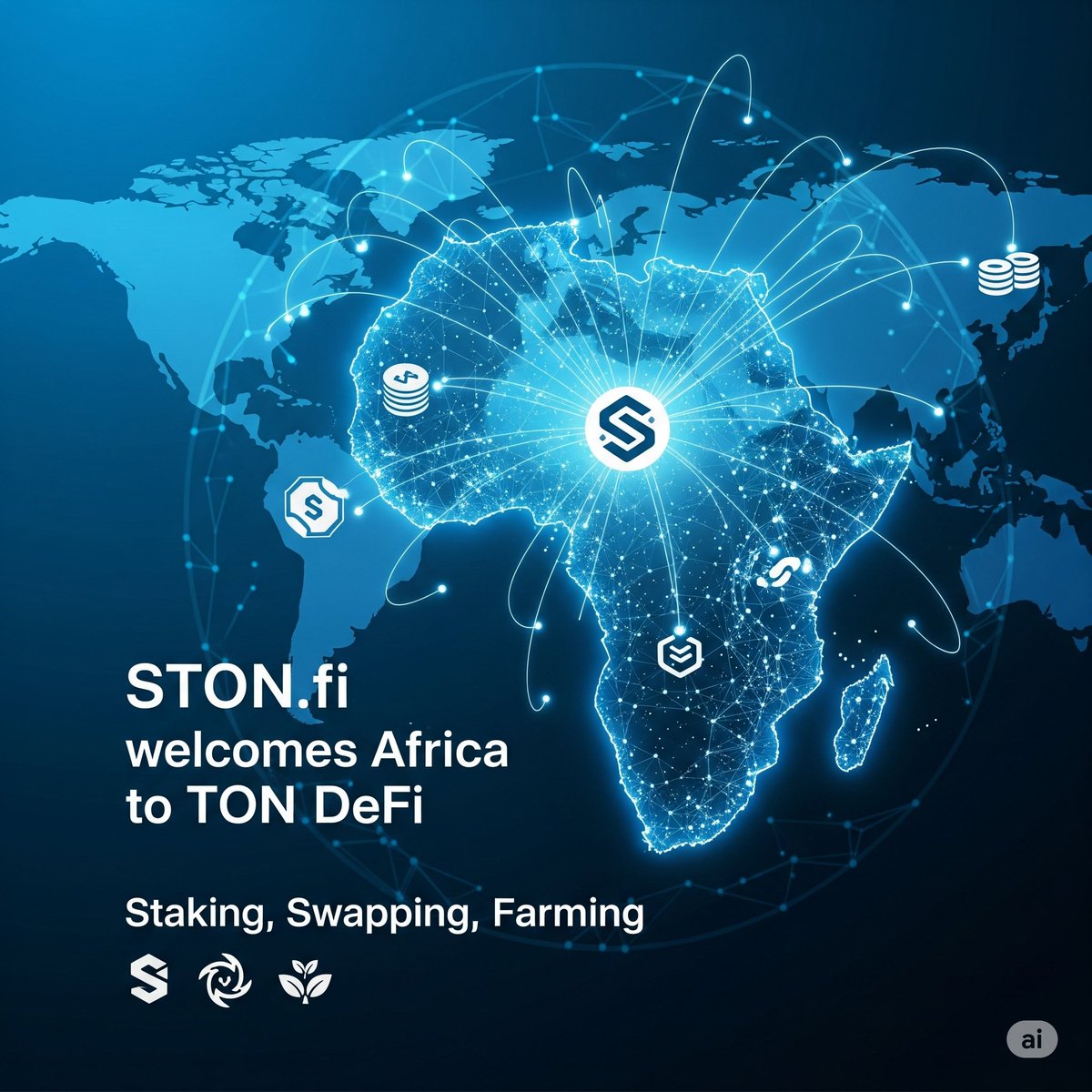 STON.fi Goes Global Welcome Africa!

Hey Stonfiers, the family just got bigger!
We’re thrilled to announce the launch of the African STON.fi Community bringing the power of TON DeFi closer to new regions and fresh faces.

This marks another step in