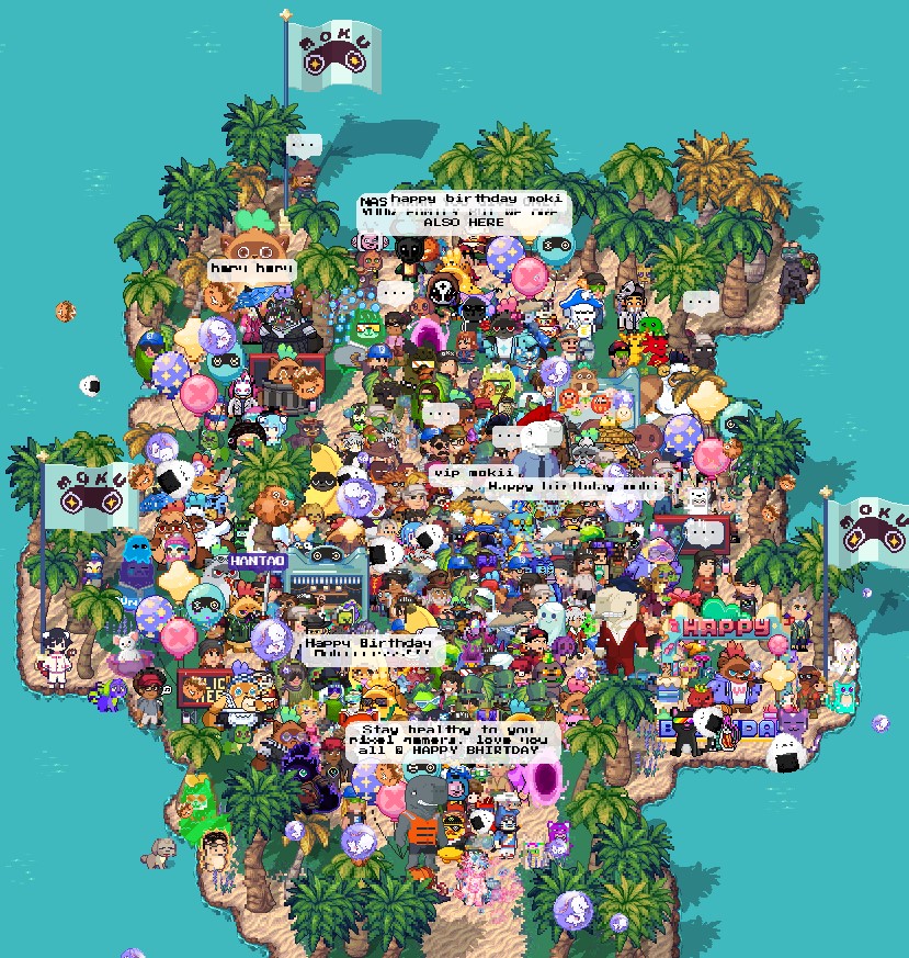 Squeegee_Plays's tweet image. Happy Birthday, Moki!! Lezz Partyyyy!! Lezzgow!🥳
📍Eggu Island
Plus After Party later at Land 192
@pixels_online @Moku_HQ