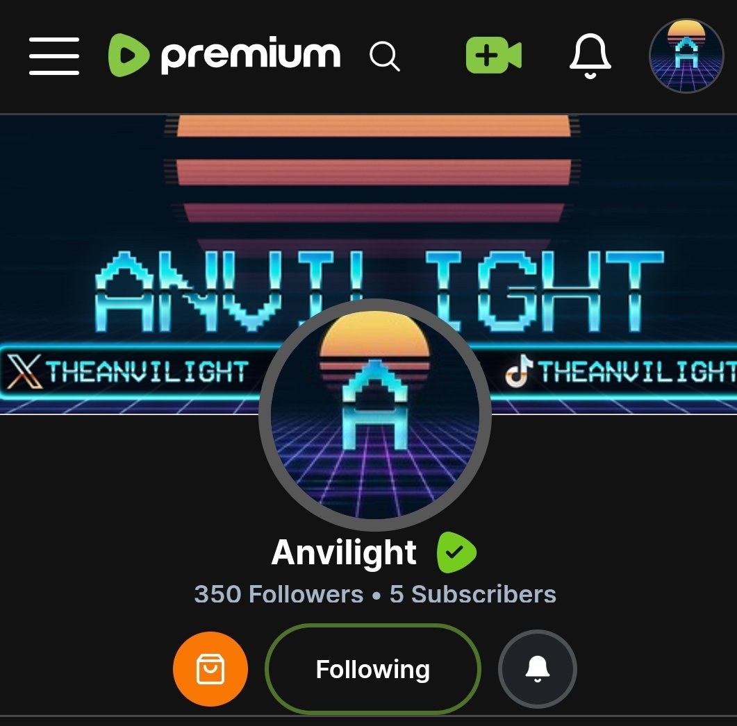 TheAnvilight's tweet image. I know I don't stream as much as others do, I know im not in the same time zone as the majority;
But I'm grateful to everyone who still manages to stop by and support my Rumble channel.
I'm a working progress, but im loving every bit of it.
Thanks for the 350!