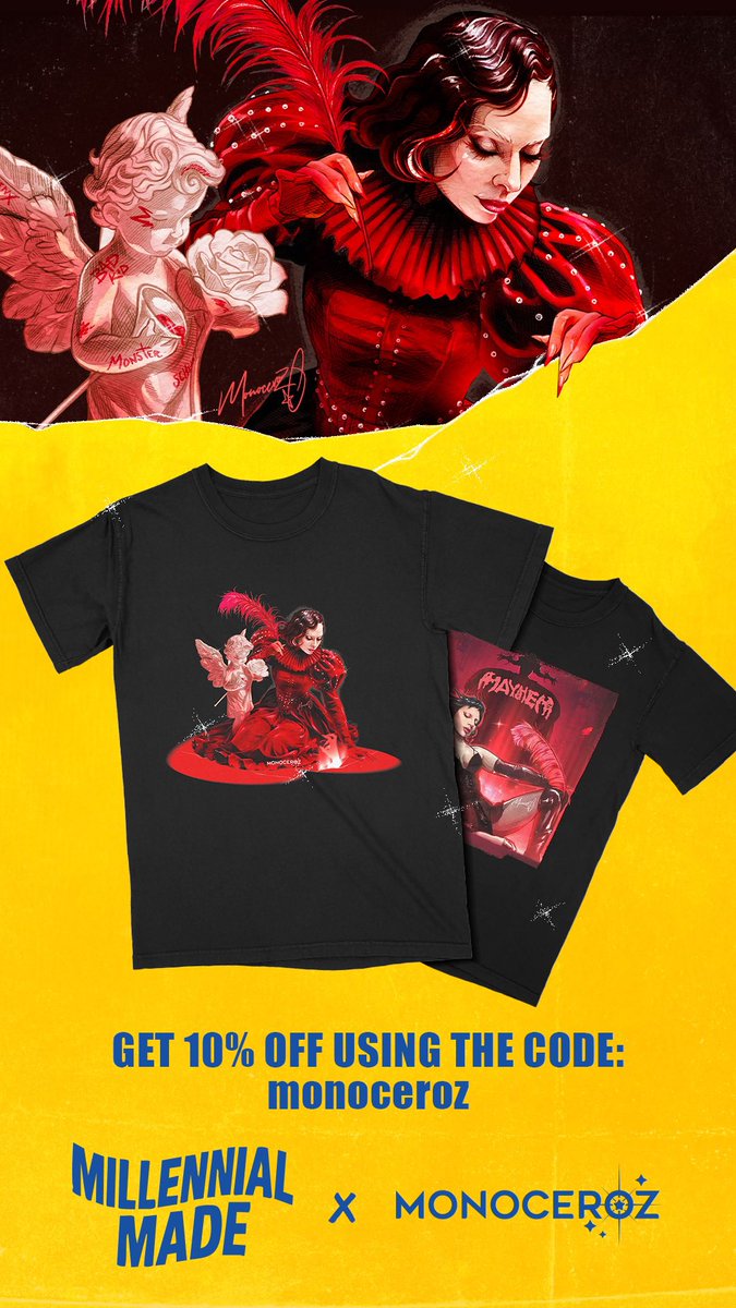 Monocer_ozz's tweet image. Get yours!!
And get 10%OFF using the code:
monoceroz
millennialmademerch.com/products/lady-…
