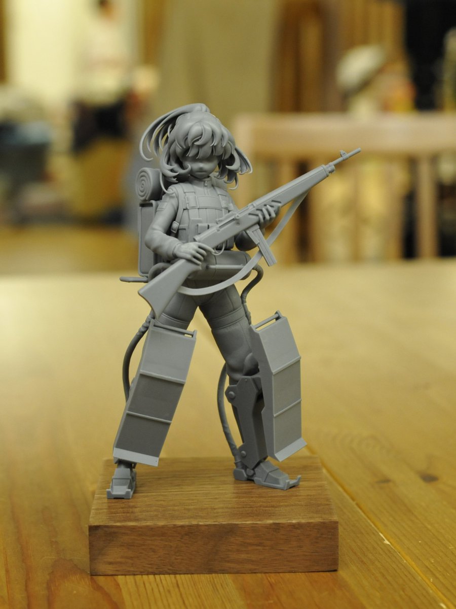 KH_TAIWAN's tweet image. ワンフェス2025夏 卓番:6-15-06
幼女戦記(コミック版)ターニャ 1/7
価格:12,000円
東條先生の第21巻の表紙に描かれているポーズを参考にし、デザインを構築いたしました。
初めての人型作品ということもあり、不安もありますが、皆さまに気に入っていただければ幸いです。
#WF2025S
#幼女戦記