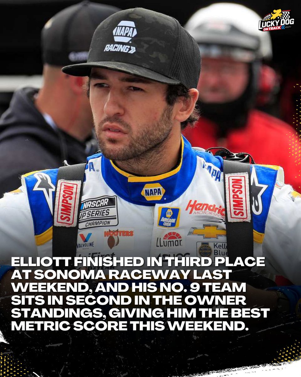 NASCAR’s new formula took control — and it flipped the script.

Elliott was set to qualify dead last (37th) in the order…
But thanks to a P3 finish at Sonoma and the No. 9 team’s No. 2 ranking in owner points, he’s now starting on pole.

Can Elliott turn this surprise pole?