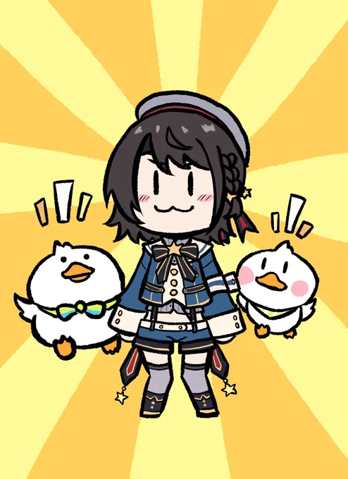 スバちゃん活動2500日おめでとう!! 手術お疲れ様でしたいつも元気を貰ってるよまた声を聴けるのを楽しみにしてる! #プロテインザスバル #大空スバル2500日目