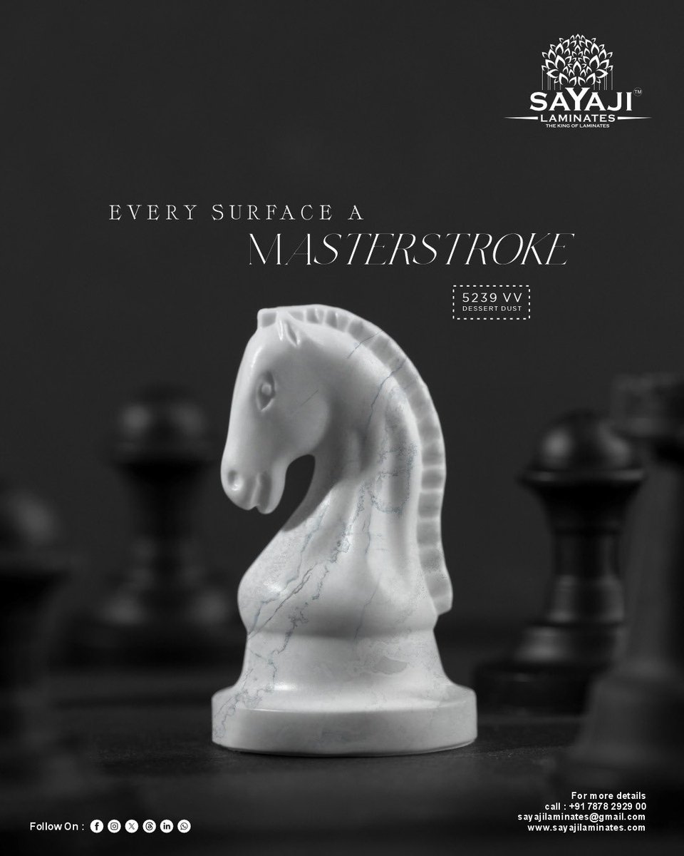 LaminatesSayaji's tweet image. Marvellous Design Meticulously Crafted to add a Radiant touch, Importing an Enigmatic Outlook to Your Decor…
.
.
.
Connect with us to know more!
Visit sayajilaminates.com for Latest Exclusive design.

#Sayajilaminates #Exclusivedesign #Laminates #Salientmica #Shademe