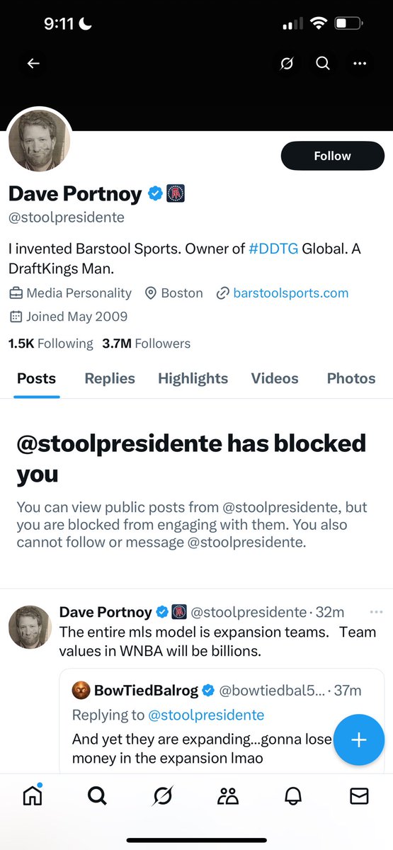 MoKhan_3's tweet image. Dave Portnoy crashed out over a joke, then blocked me. @stoolpresidente is the softest “tough” jew on the internet.