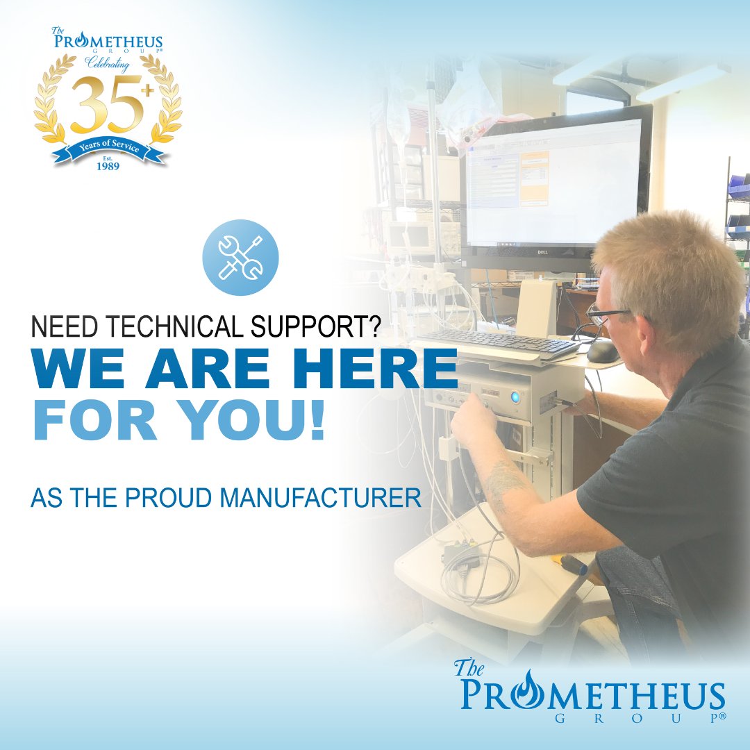 We are here for you! Expect more with
The Prometheus Group® and our unparalleled technical support!