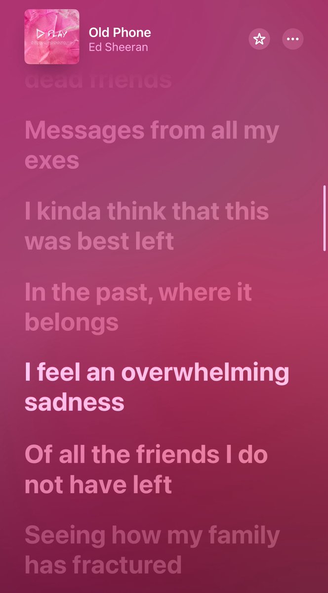 I always get all choked up whenever I sing along to this part… Dia macam… Lagu ni sebenarnya santai santai je but it hits deep and hard, oh the loneliness at times…