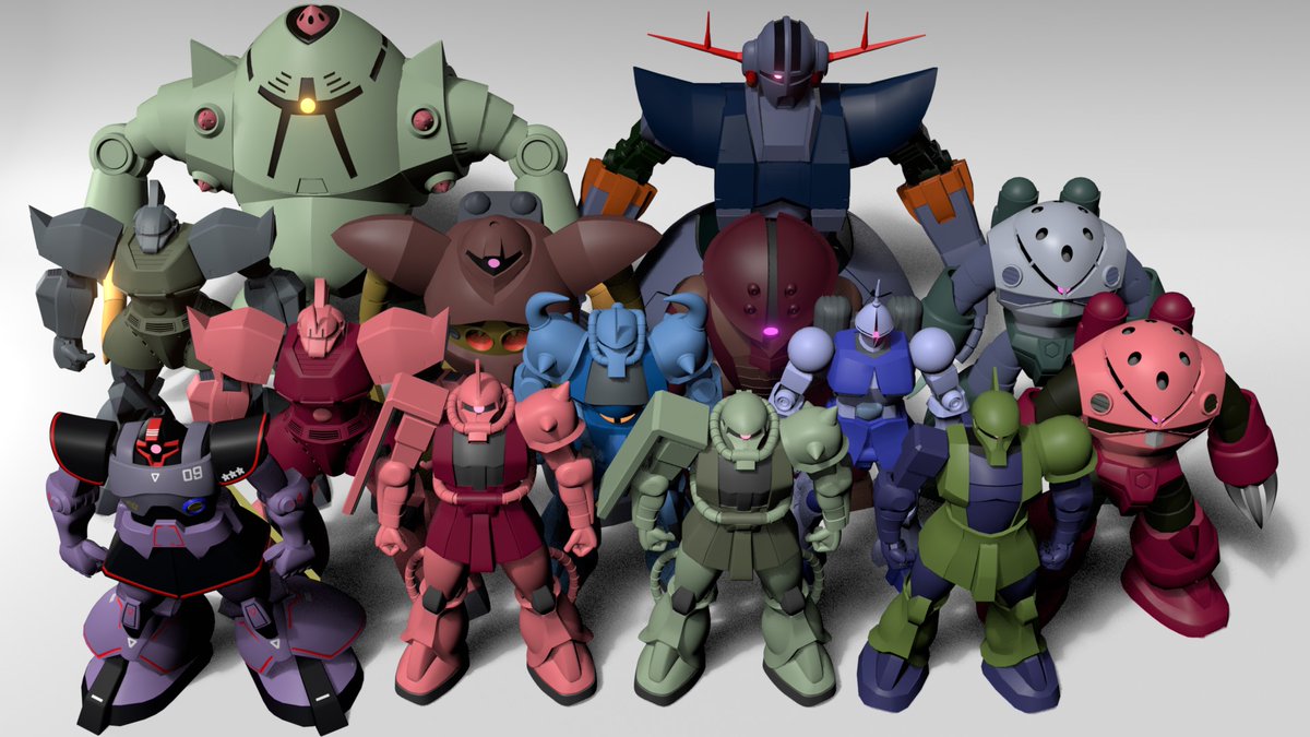 ファーストガンダムのモビルスーツ全部作ったよ記念、その4。しつこく