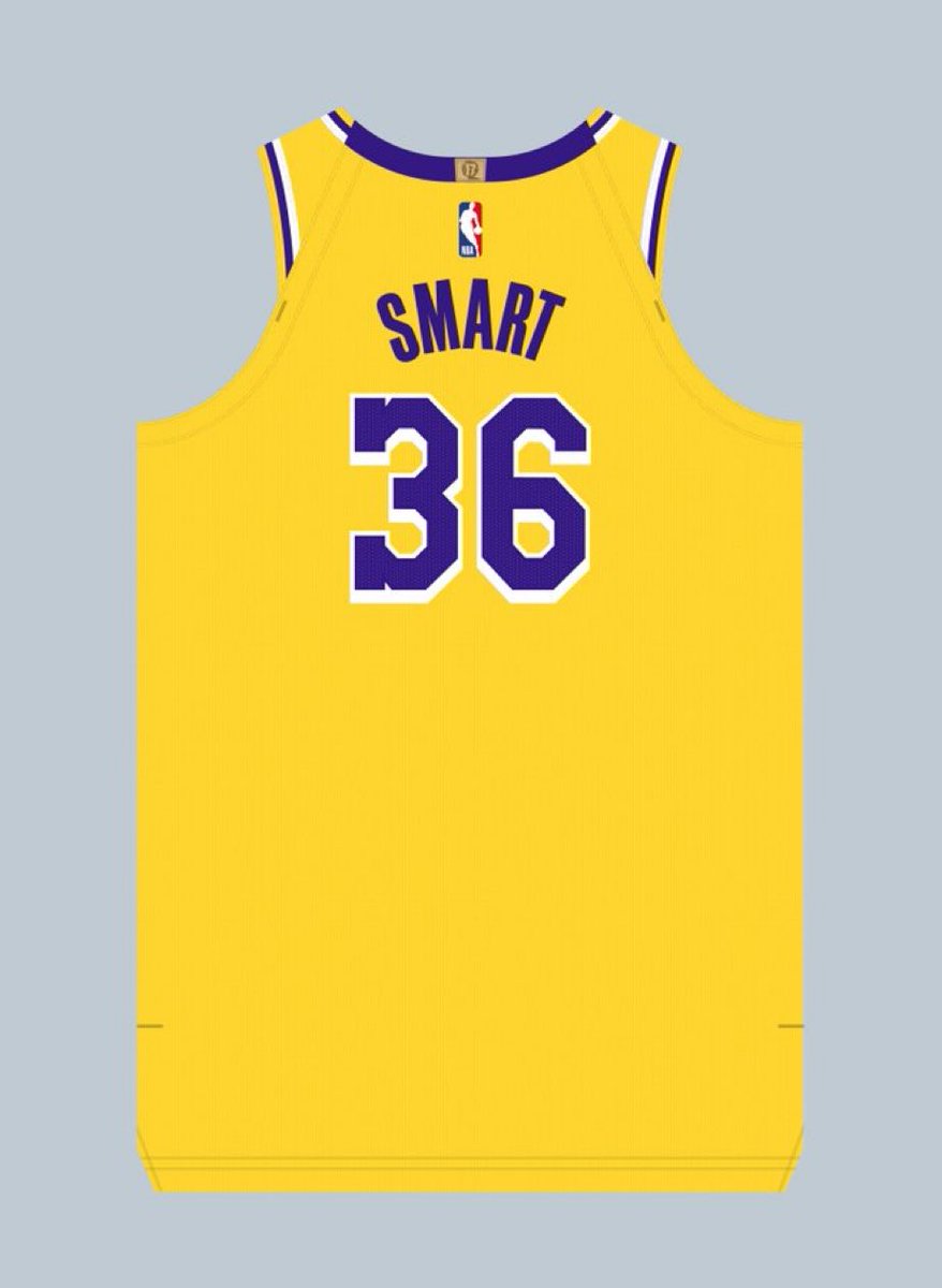NBALakersReport's tweet image. REPORT: Marcus Smart will continue wearing No. 36 - the first player in Laker history to wear that number