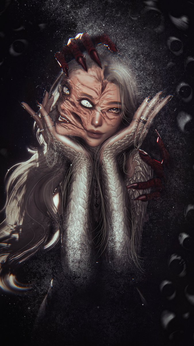 Halloween is still far but I had the chance to do this Junji Ito inspired piece with the wonderful and extremely talented <a href="/melonasawara/">Mel 🍈 멜</a> . This was such a fun one to create!

#ffxiv #ffxivsnaps #GPOSER