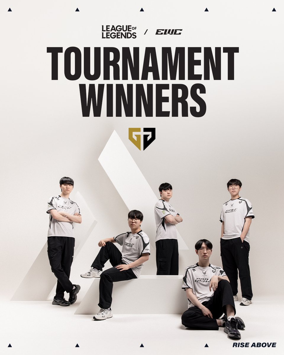 Esports World Cup (@ewc_en) on Twitter photo No one could stop them.
<a href="/GenG/">Gen.G Esports</a> are your League of Legends at EWC 25 winners! No one could stop them.
<a href="/GenG/">Gen.G Esports</a> are your League of Legends at EWC 25 winners!