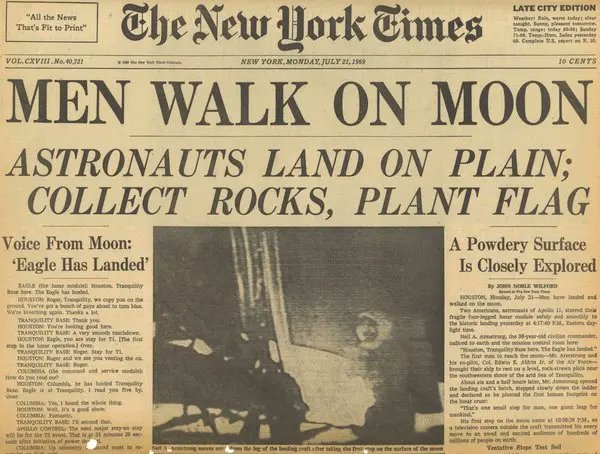 TheDustinFitz's tweet image. “That’s one small step for man, one giant leap for mankind.” -- Neil Armstrong
Happy 56th anniversary to the historic Apollo 11 moon landing.