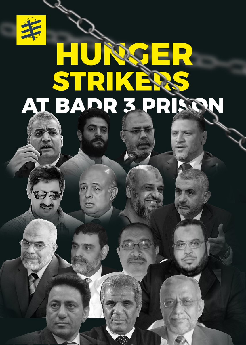 FreeThemAll_'s tweet image. "Why are we denied the opportunity to see our families, our children, and our grandchildren, before we never see them again?! Some of us are over eighty years old!"
Nearly 50 prisoners of conscience in Badr 3 Prison are on hunger strike to protest the systematic violations…
