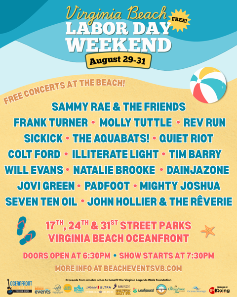 TIM BARRY (@timbarryrva) on Twitter photo VA Beach! <a href="/frankturner/">Frank Turner</a> and I are playing a FREE show Aug 29 on Labor Day weekend.
My daughter Lela Jane, my sister Caitlin and Josh Small and will all be joining me onstage. See ya there. VA Beach! <a href="/frankturner/">Frank Turner</a> and I are playing a FREE show Aug 29 on Labor Day weekend.
My daughter Lela Jane, my sister Caitlin and Josh Small and will all be joining me onstage. See ya there.