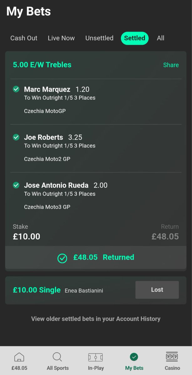 Richard Sennett (@sensiblejoe) on Twitter photo #CzechGP #MotoGP2025 <a href="/bikesontnt/">TNT Sports Bikes</a>
Obvious winners in all 3 classes this weekend. Should have put more money 💰 on it. 🤦🏼♂️ #CzechGP #MotoGP2025 <a href="/bikesontnt/">TNT Sports Bikes</a>
Obvious winners in all 3 classes this weekend. Should have put more money 💰 on it. 🤦🏼♂️