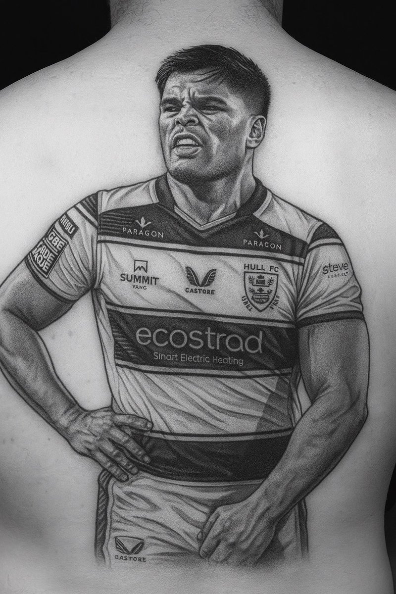 AdiAsh93's tweet image. Fresh ink, up the hermanator ⚫️⚪️