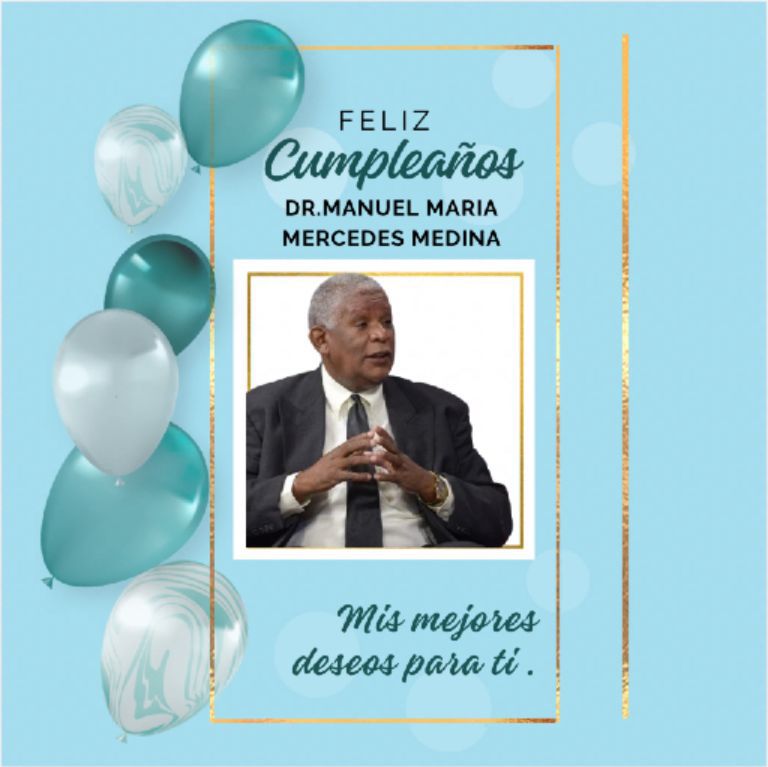 "Feliz cumpleaños, Dr. Manuel María Mercedes Medina, su pasión y compromiso con la CNDH-RD son inspiradores. Les deseamos un año lleno de éxitos, tanto personales como para nuestra organización. Gracias por guiarnos con sabiduría."