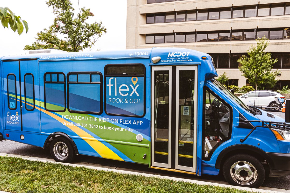 RideOnMCT's tweet image. Are you in a Flex zone? The Flex is an on-demand service currently running in Wheaton-Glenmont and Rockville zones; with more zones to come in the next few years. Learn more about the Flex at ow.ly/Nt0w50Q2LtH.