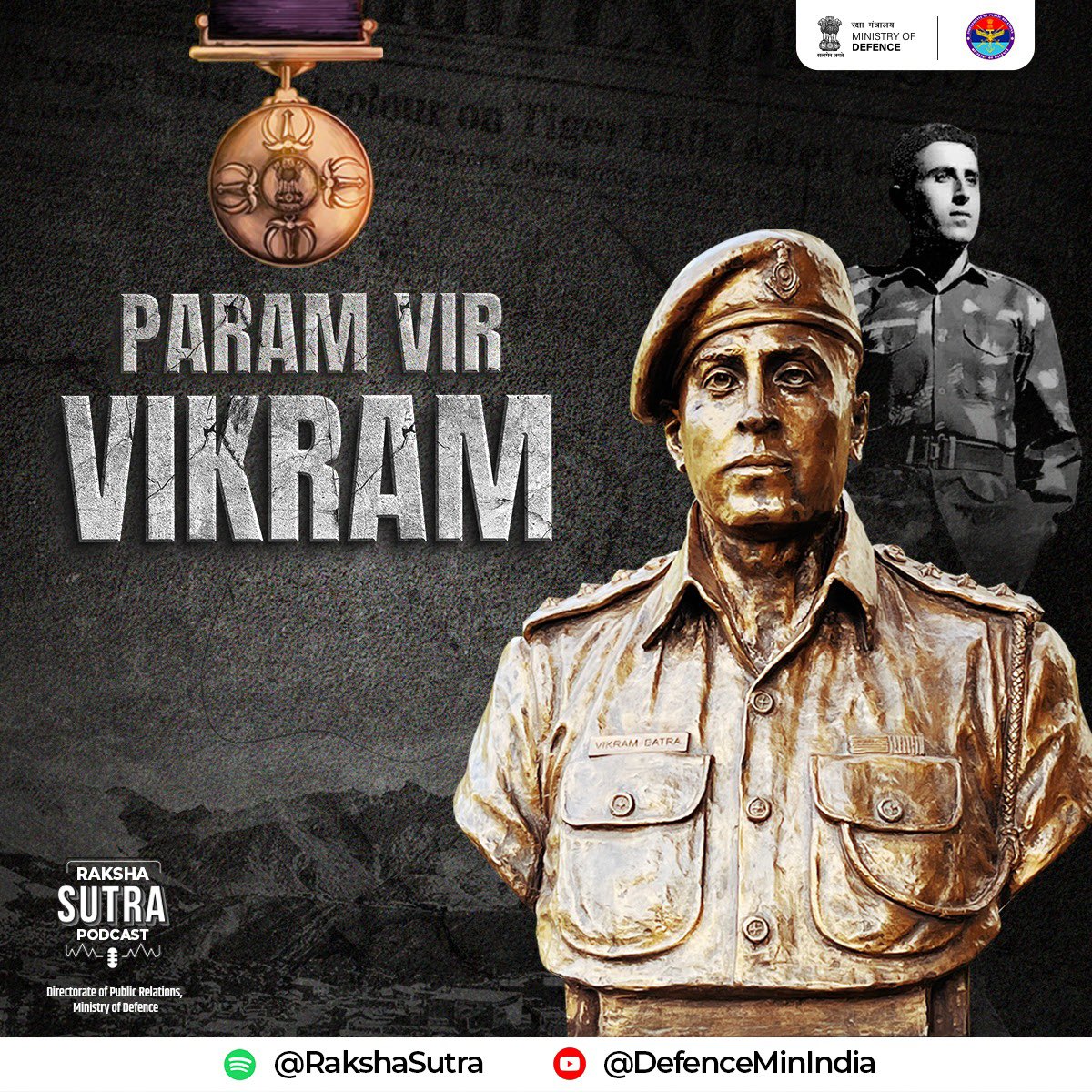 prodefencejammu's tweet image. “दुर्गे माता की जय!” - the war cry that echoed through #Kargil’s icy peaks.
“Yeh Dil Maange More” - the radio signal that became India’s roar for victory. 🇮🇳
But behind these echoes was a brother - keeping every letter, every memory alive.
This #RakshaSutra episode brings you…