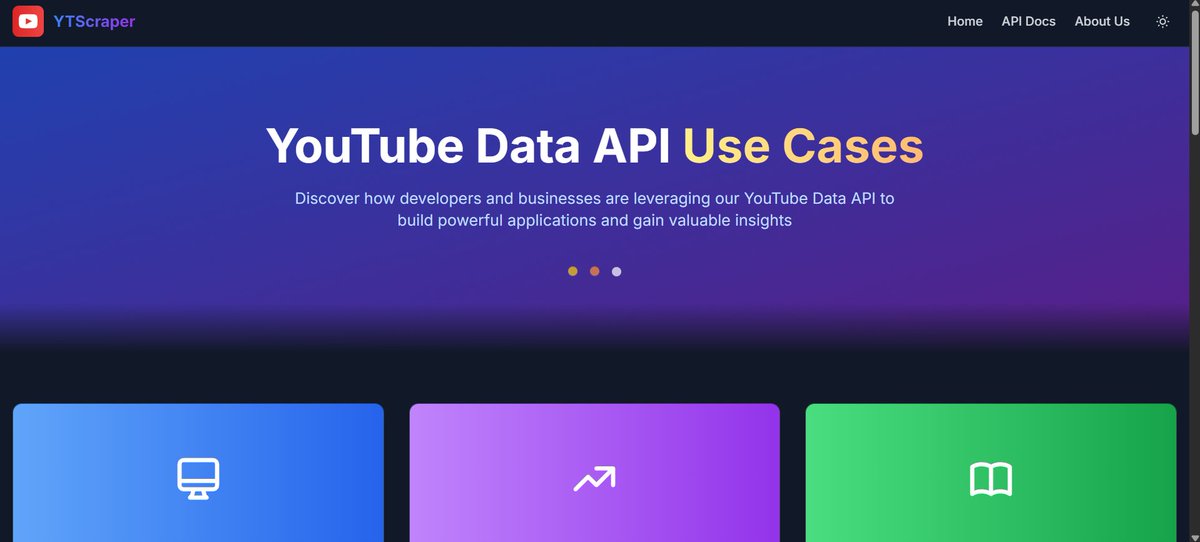 ApPatra's tweet image. 🚀 Day 5:
✅ API Docs live
🧩 Use case + About added
📥 Video data downloadable (JSON/TXT)
🎨 UI updates across all pages
 V2 drops soon! 
🔗 youtubescraper.in
Like it? Repost helps ❤️
#BuildInPublic #DevTools #YouTubeAPI #OpenSource #WebScraping #100DaysOfCode #IndieHacker