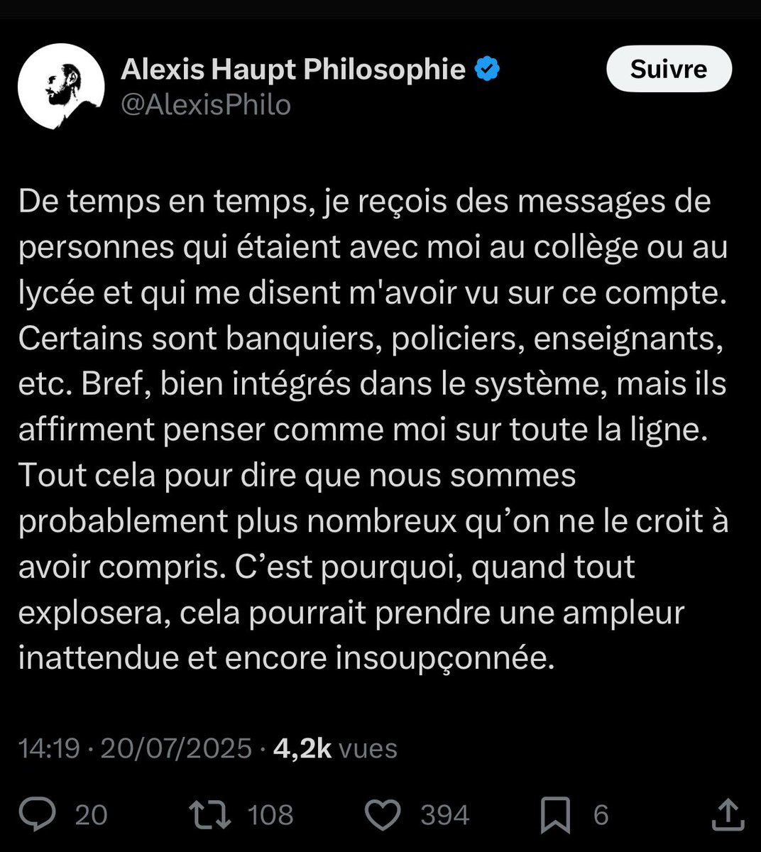 sacha_adamon's tweet image. Ces gens ne vivent que pour véhiculer la peur, exacerber les colères, réveiller les pulsions les plus viles, dispensant leur poison tweet après tweet.
De vrais révolutionnaires en polystyrène.
Mais tant que ça paiera, ils continueront.