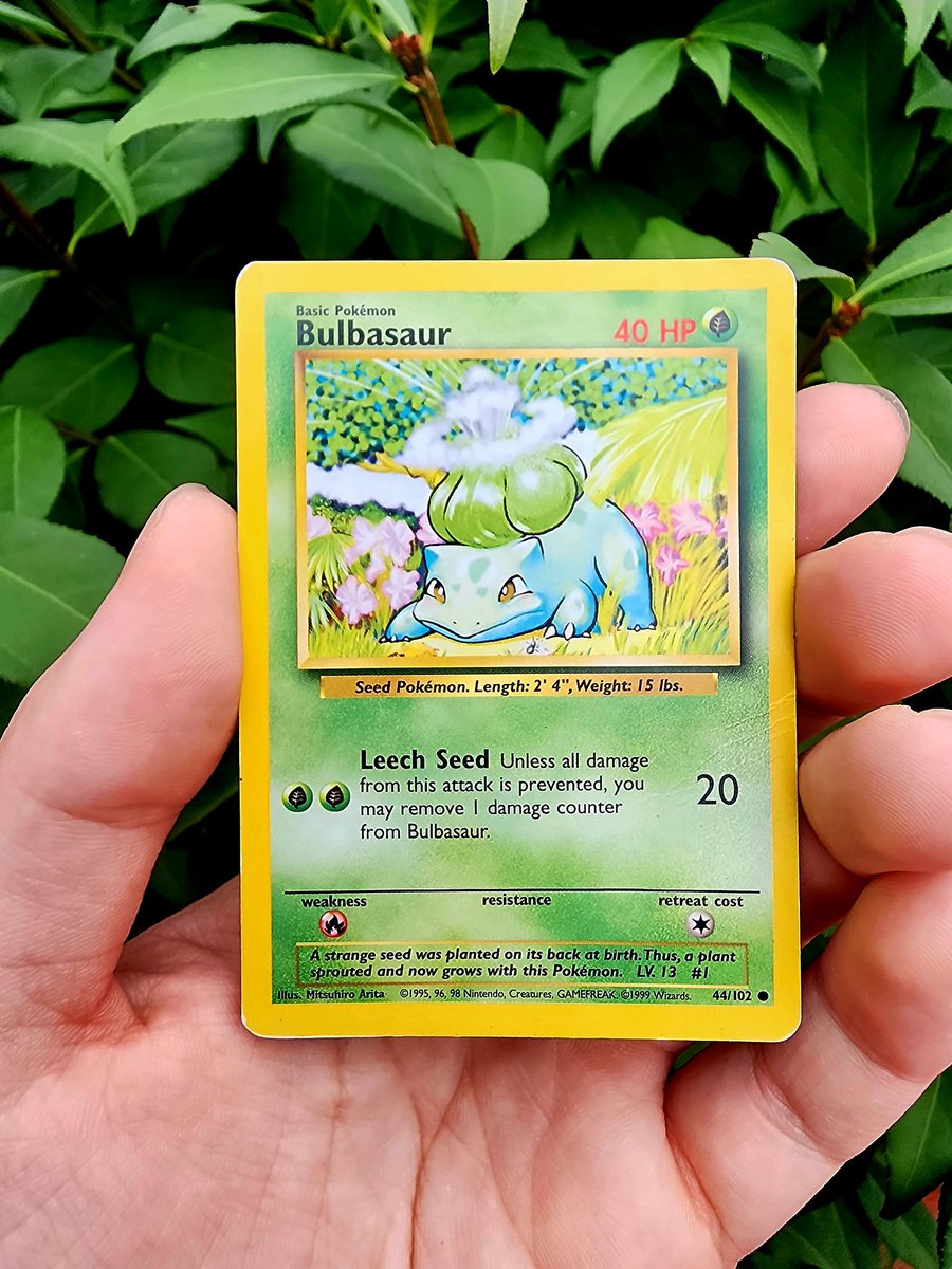 Good morning 🌞 Y'all voted for something damaged from the PC. This is my original Bulbasaur from when I was a little kid and it was lost for many years. One day I was going through some drawers and came across it mixed in with some other stuff. Successful rescue mission! 🌱🐸