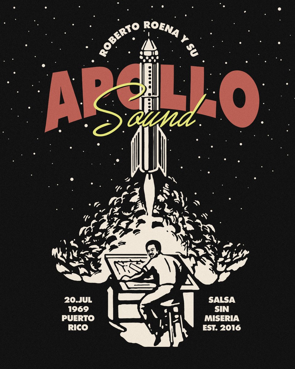 Hay orquestas que dan batazos de jonrón y otras que la ponen en la China. Pero Roena no quiso hacer escalas para llegar a la luna cuando creó a la Apollo Sound.

Hoy se cumplen 56 años del lanzamiento de su orquesta: ¡un gran salto para la música latina! 👨🏿‍🚀🎶🚀

#SalsasinMiseria