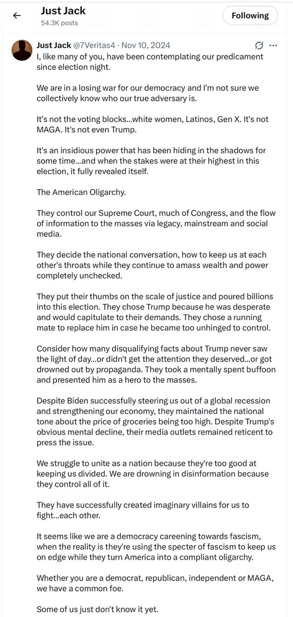 SundaeDivine's tweet image. Every two or four years we fight over the menu, but the oligarchs own the restaurant. Youβll need to zoom in.