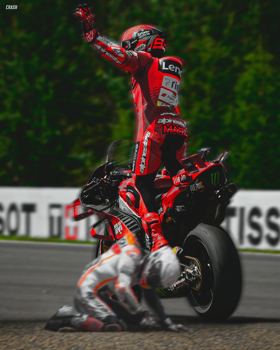 19th July 2020 - Marc Marquez's career changed with a crash at Jerez, and the world of MotoGP changed. 

20th July 2025 - Marc Marquez leads the MotoGP World Championship by 120 points after taking his 8th Grand Prix win of the season.

Remarkable 🐜

#MotoGP