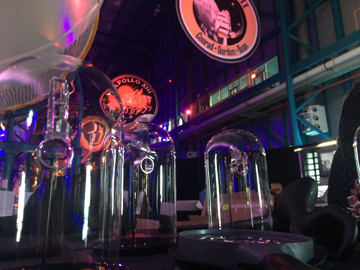 rebeccarosenft's tweet image. Gm from the archives
When I was invited to make 4 pieces commemorating the 50th anniversary of Apollo 11’s moon landing
Buzz Aldrin’s daughter collected a piece and Neil deGrasse Tyson spoke
What it was like during the gala’s exhibition at Kennedy Space Center 6 years ago: