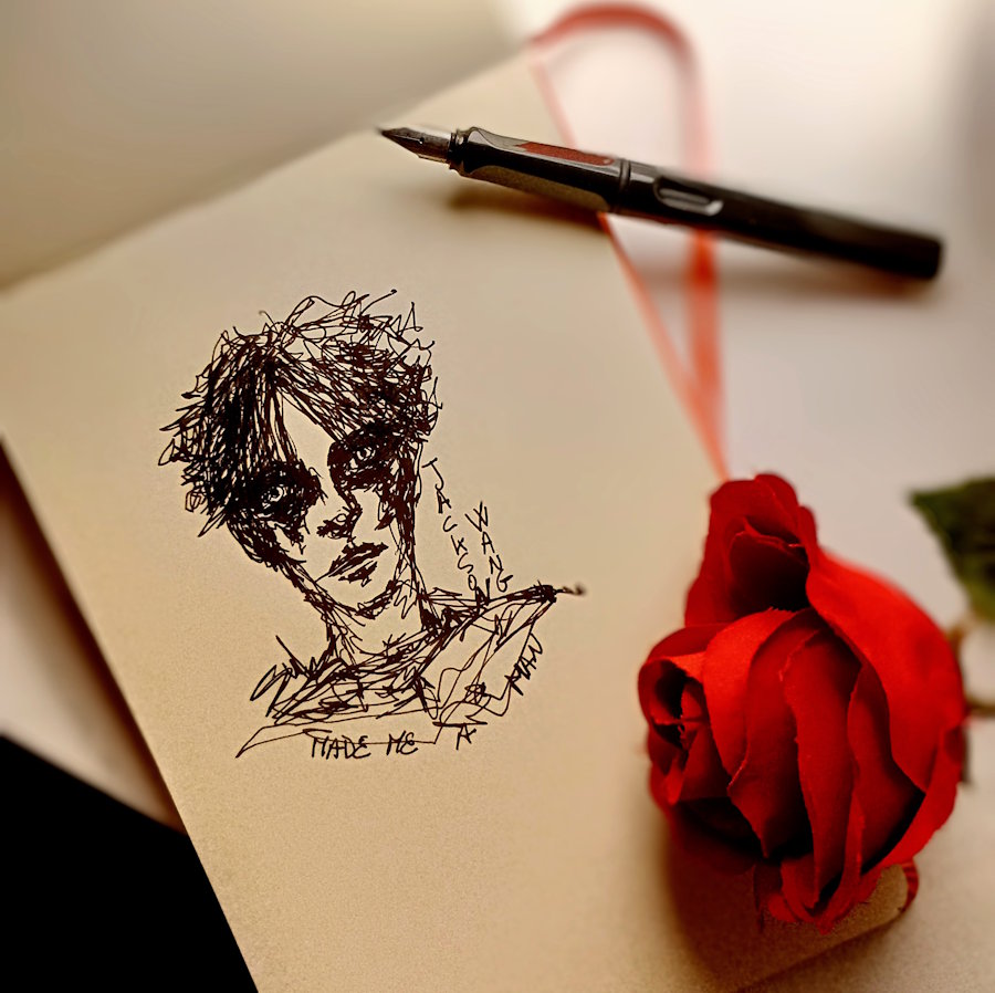 Late night sketch... Jackson Wang.
#inkdrawing #sketchbook #JacksonWang #Sketching